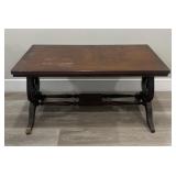 Vintage wood coffee table