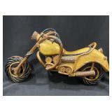 Handmade wood motorcycle