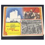 Vintage Steve McQueen Mexican lobby card