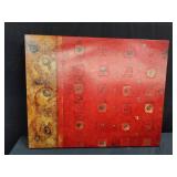 Abstract print on canvas