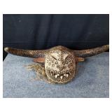 African carved wood mask