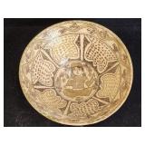 15th c. style Islamic bowl 9 1/2"diam x 4"h