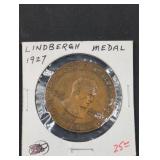 1927 "Lucky Lindbergh" Charles Lindbergh medal