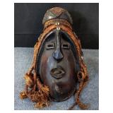 African carved wood mask