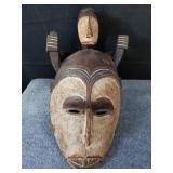 African carved wood mask