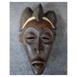 African carved wood mask