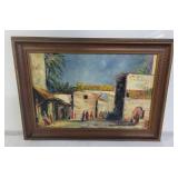 Oil painting on board   image 12" x