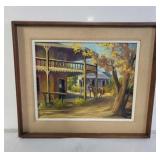 Mary Jarrett listed artist oil painting on