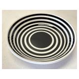 Italian made La Primula black & white ceramic