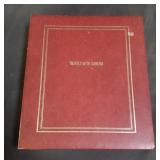 Photo album binder with photos