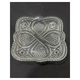 Shnaffts candy dish USA glass