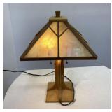 art and crafts style table lamp