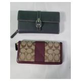 Pair of Coach handbags 4" x 8" , we don