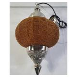 Modern Moroccan style hanging light 18" x 10"