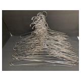 set of  36 chrome heavy duty hanger with