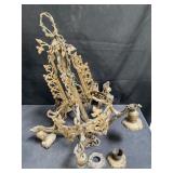 Victorian chandelier 18"W x 18"D x 22.5"H
