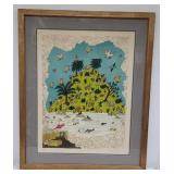 Pencil signed and numbered lithograph,