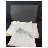 Art portfolio -partially photographed for