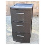 3 drawer Sterilite storage container