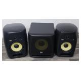 Krk systems 10s subwoofer with 2 krk vxt 8