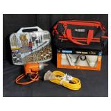 Tools & husky tool bag (unused): Black & Decker
