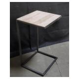 Metal stand with tile granite top