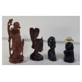 Collection of wood carvings, 1 composite,