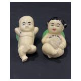 Pair of vintage Asian figurines