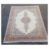 Vintage handmade rug 147" x 108" , make note