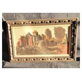 Vintage oil on canvas by C. Soul / dated 1972 /