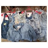 Miscellaneous denim overalls and button-ups