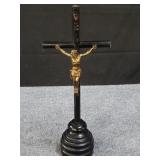Vintage metal & wood crucifix