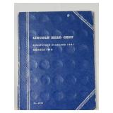 Lincoln Head Cent Collection starting 1941