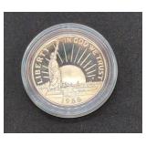 1986-S Proof Statue of Liberty Ellis Island US