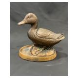 Brass duck with stand