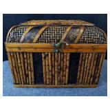 Bamboo & cane storage box