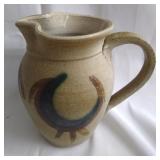 Mid Century Pottery Shack pitcher Decorated with