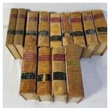 Box of antique California Reports books 9" x 5.5"