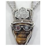 Hand crafted - custom Wheat woven chain with a