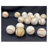 Group of autographed baseballs