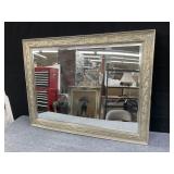 Tin covered frame wall mirror made in India 36"