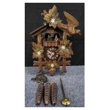 Swiss made by Reuge cuckoo clock box lot