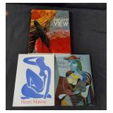3 art books 2 from Taschen and one Nelson books