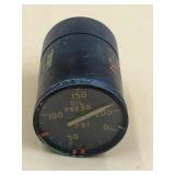 Oil pressure aircraft indicator gauge