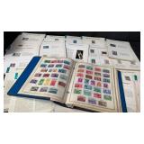 Large stamp collection including  "medicine on