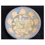 14-16th c. style Islamic bowl 9 1/2"d x 3 1/2"h