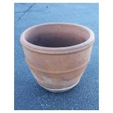 Terracotta planter, 17 1/2" h. x 20 3/4" diam.