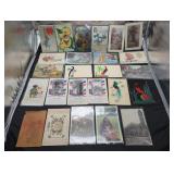 Incredible collection of antique postcards -