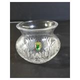 Waterford vase 4"h x 4"diam