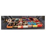 Group of ladies vintage designer shoes in boxes /